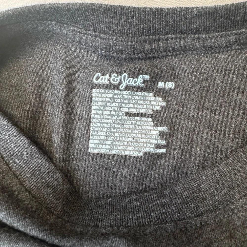Cat & Jack Skeleton Graphic Long Sleeve Shirt - Picture 6 of 6